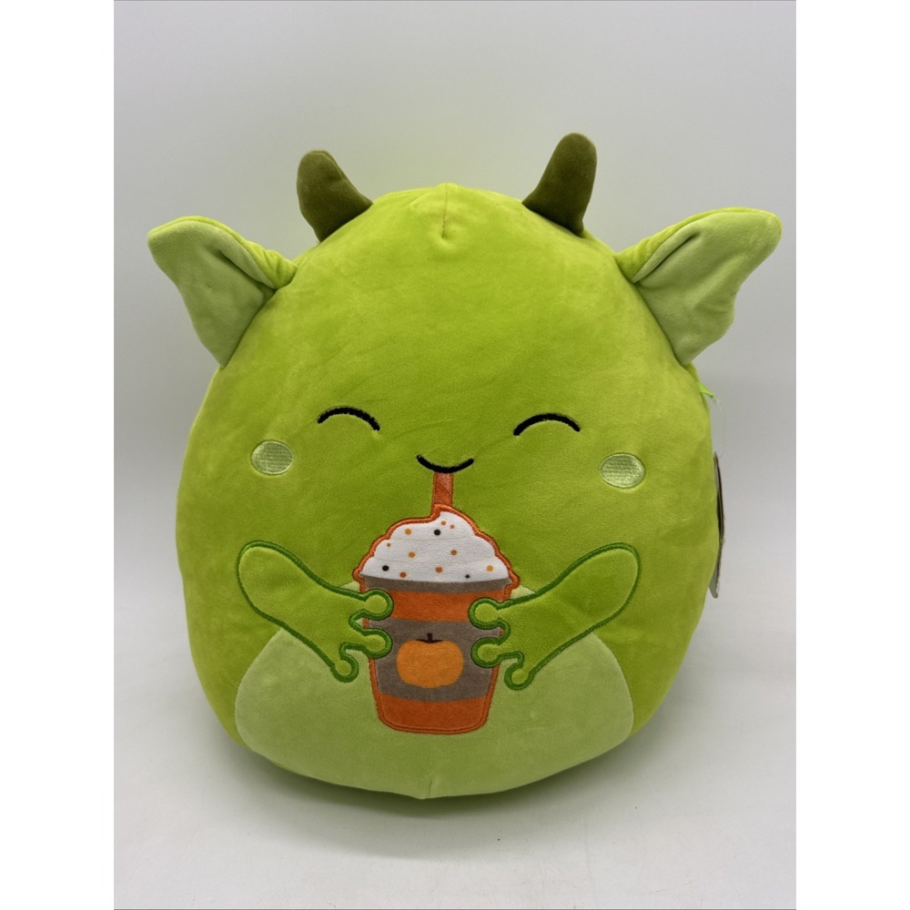 Fitzy The Goblin W/ Pumpkin Spice 12"Halloween Squishmallow New Large